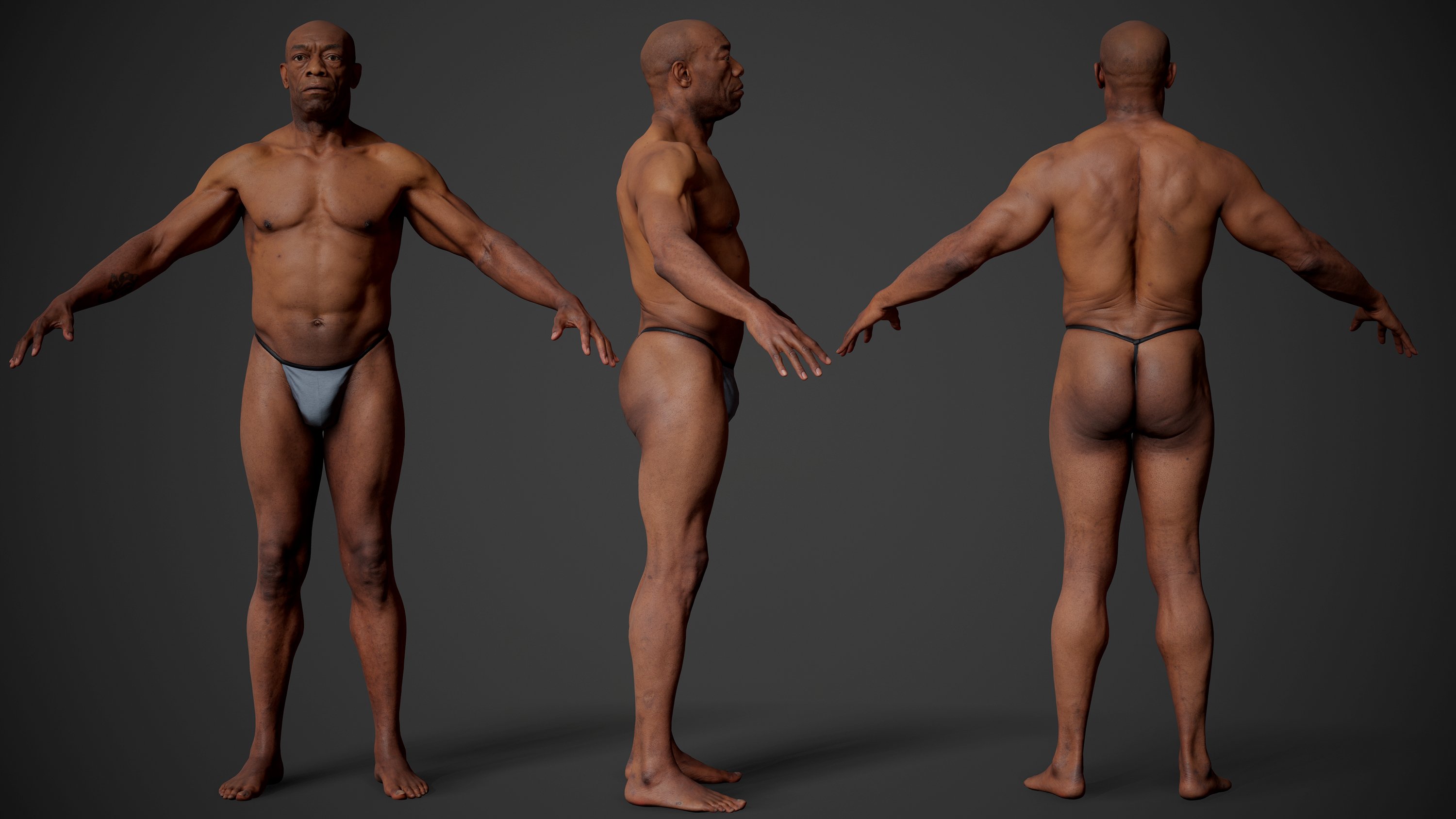 Download male 3d body model
